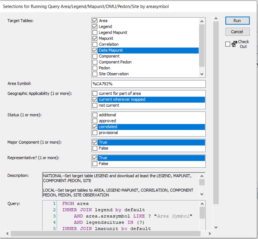 Run against Local SSA